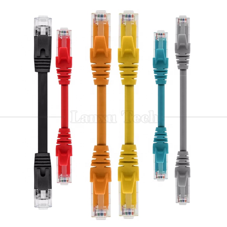 Customization Shield 1m 3m 5m 10m STP UTP Pure Cooper Cat5 Cat5e Cat6 Cat7 Cat8 RJ45 Patch Cord Lan Ethernet Network Cable