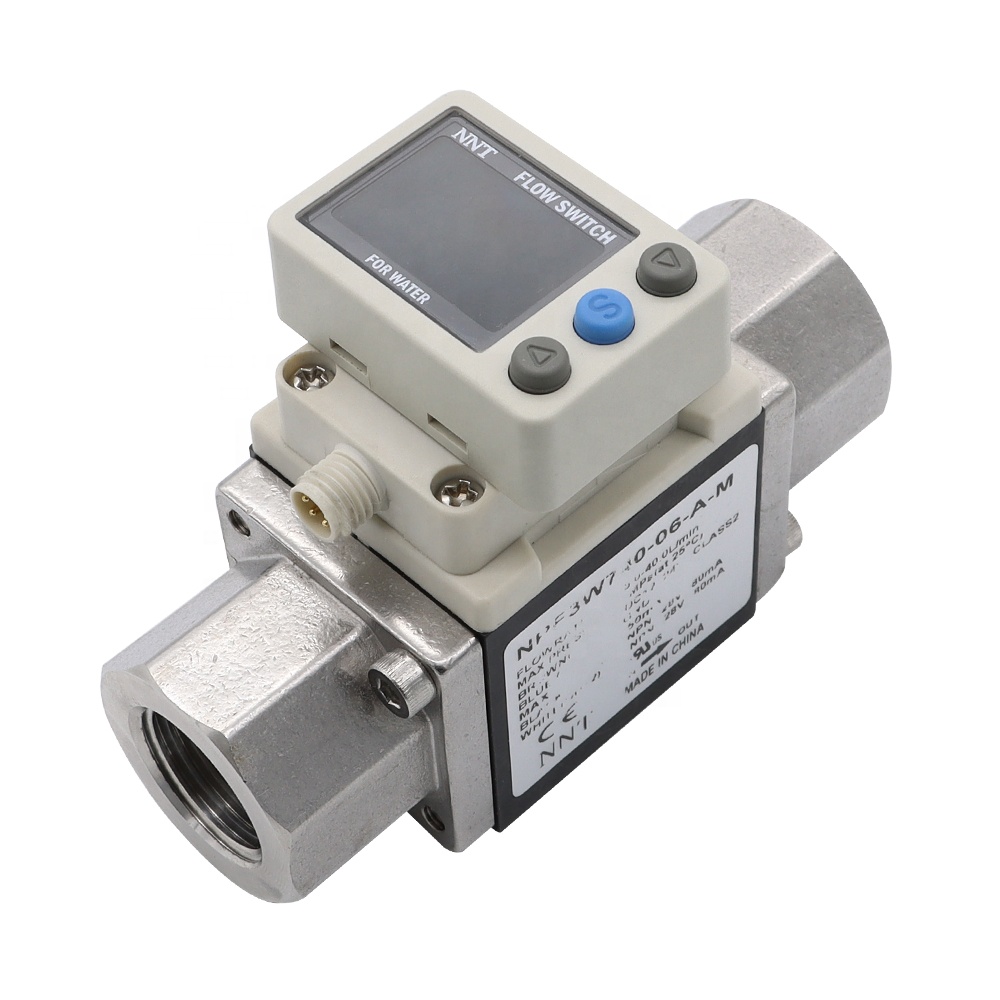 Digital flow switch water flow sensor switch PF3W liquid fluid speed accumulation switch sensor