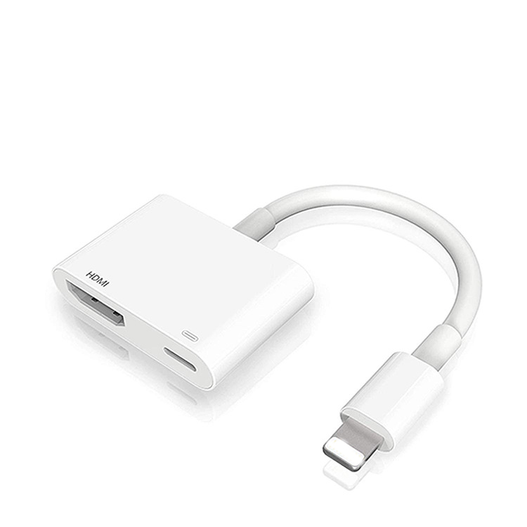 3 EN 1 1080P HDTV Adapter for Lightning to Digital AV Charge Converter 4K Cable Connector for iPhone HD MI