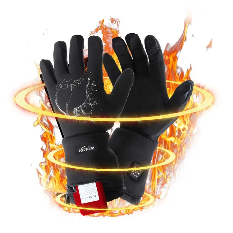 Winter Thermal Rechargeable Battery Electric Heated Glove Liners Gloves Heating For Snowboarding