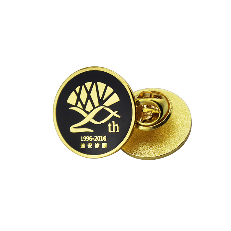High Quality Wholesale Custom personalized Creative logo football shaped Metal Soft Hard Lapel Pin