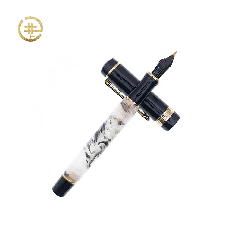 Acrylic Chinese style luxury business school student customized filled fountain pen luxury copper pen