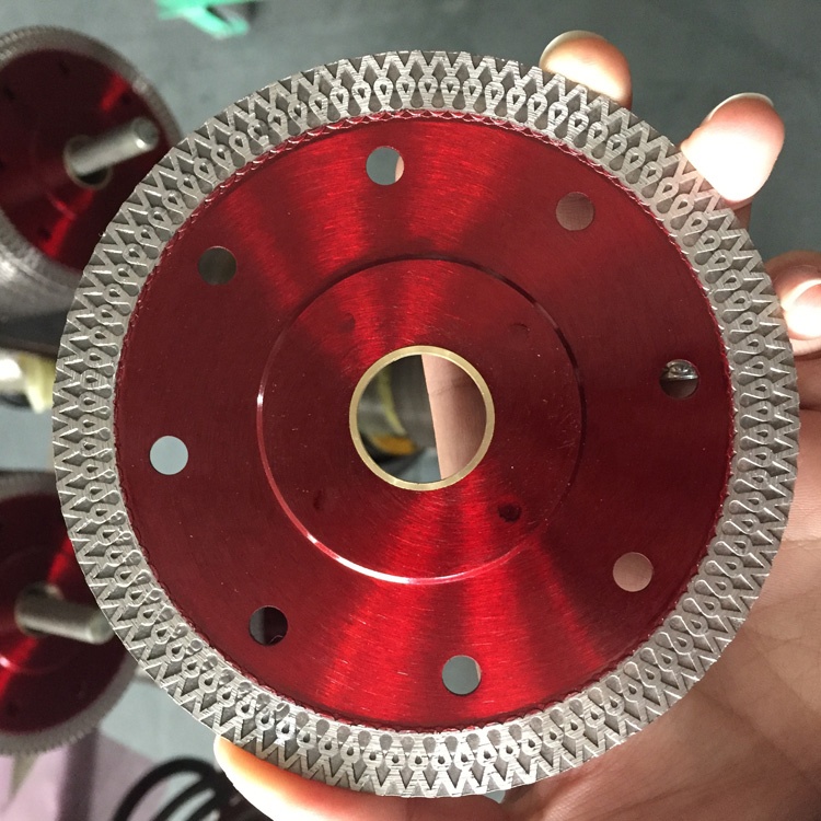 High-end Quality Diamant Disk 100/ 115/125/180/230mm Mesh Thin Turbo Cutting Saw Blade for Porcelain Tile Cutting Disc