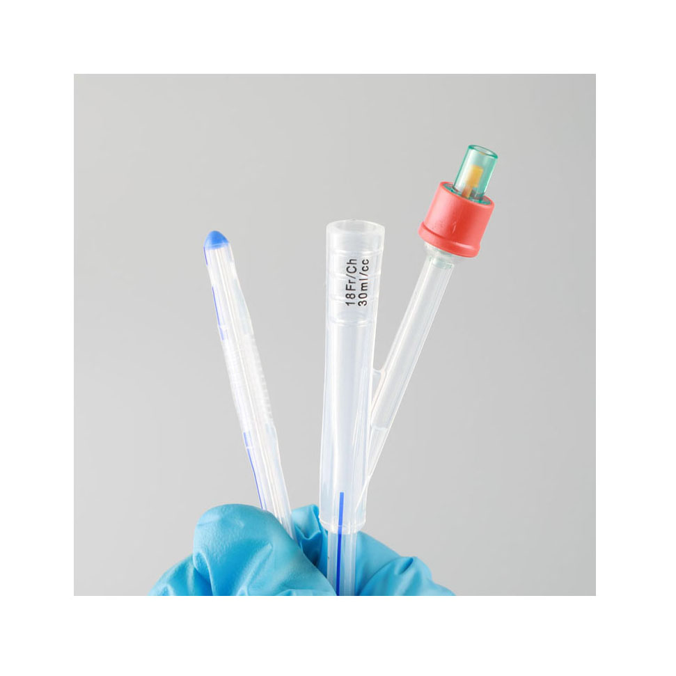 Factory outlet silicone disposable 3 way elastomer foley catheter accessories