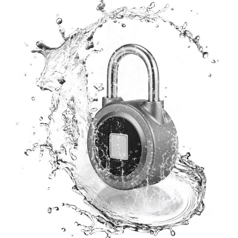 Hot selling quality smart lock OEM smart keyless fingerprint padlock waterproof fingerprint suitcase lock