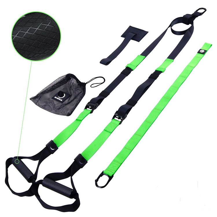 Body Suspension Trainer Kit Straps Band Equipment