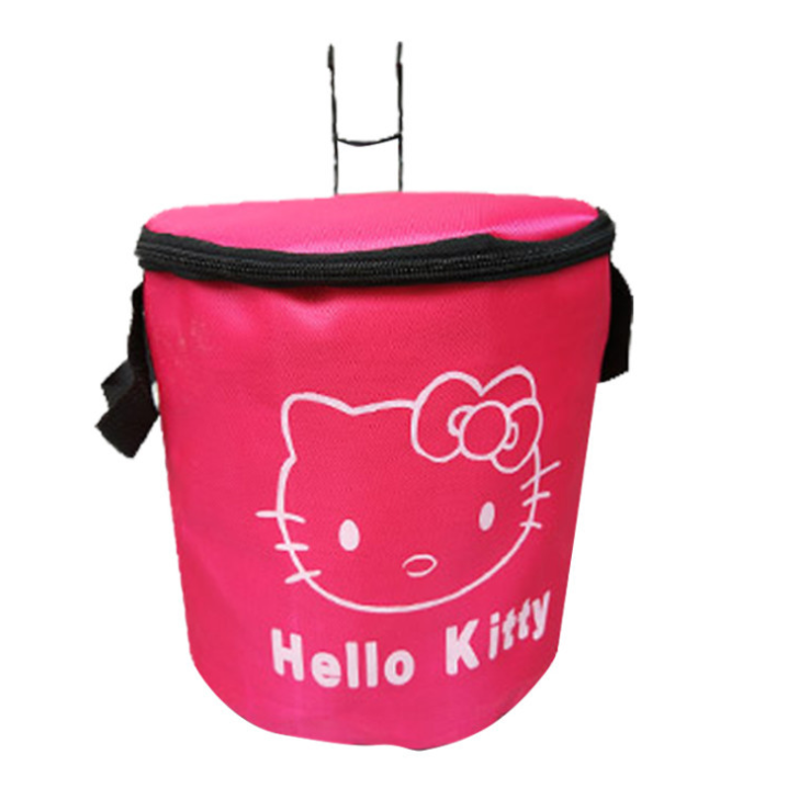 Cloth hanging basket basket folding electric bike basket bicycle accessories car frame road car blan blan blue