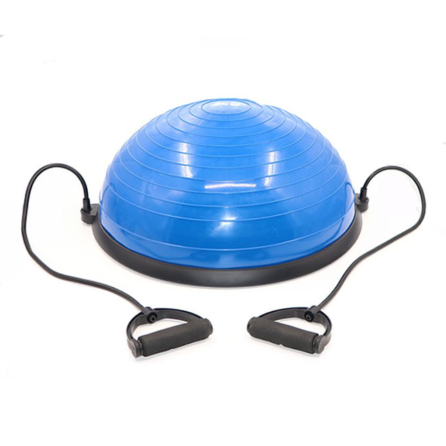 Yoga Half Ball Dome Balance Trainer Fitness Strength Exercise Workout yoga ball With Pump Blue