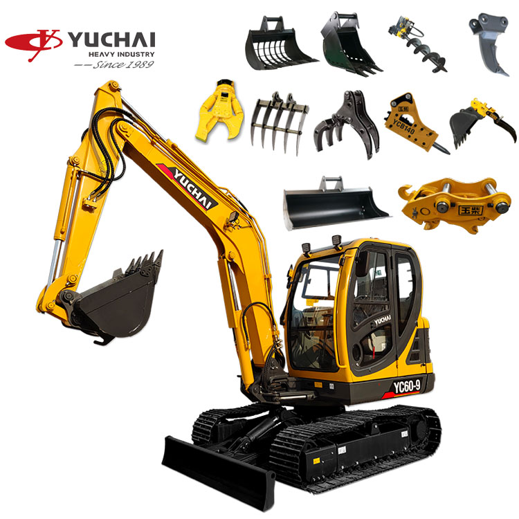 Блок развертки тележки YUCHAI YC60-9 китайский Micro сверлильный станок, маленький гигиенических прокладок 6 тонный экскаватор гусеничный мини-экскаватор