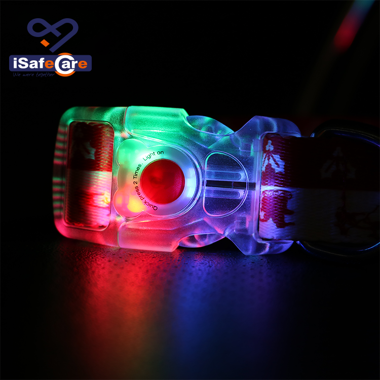 LED Pet ошейник Pet аксессуар водонепроницаемый LED Пряжка Производитель оптом высокое качество оптом водонепроницаемый LED Пряж