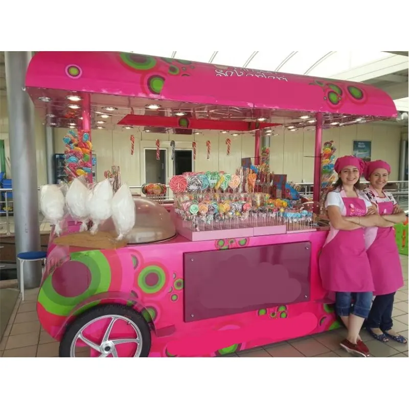 Pink Style Candy Showcase Plexiglass Candy Display For Sale Fast Food Retail Kiosk
