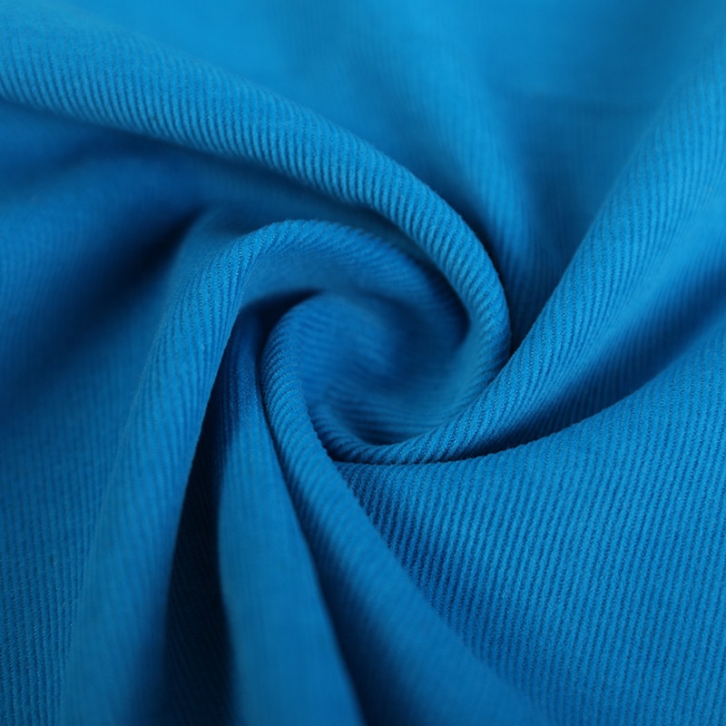 Top Pick Woven Clothing Fabric Corduroy Without Stretch Solid Color 100% Pure Cotton Fabric