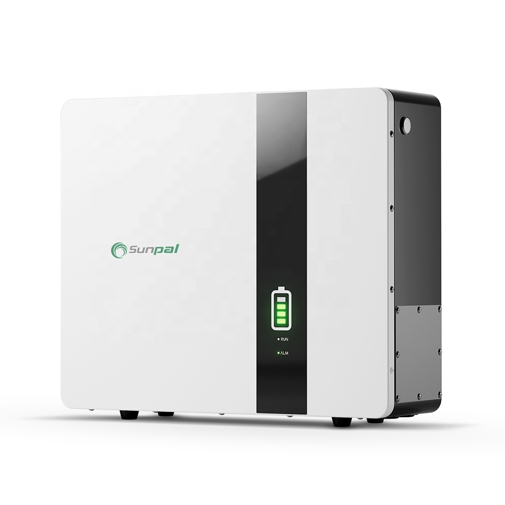 Sunpal 200ah 100ah 48v All In One Solar 5kwh Powerwall Battery With Wifi And Touch Screen