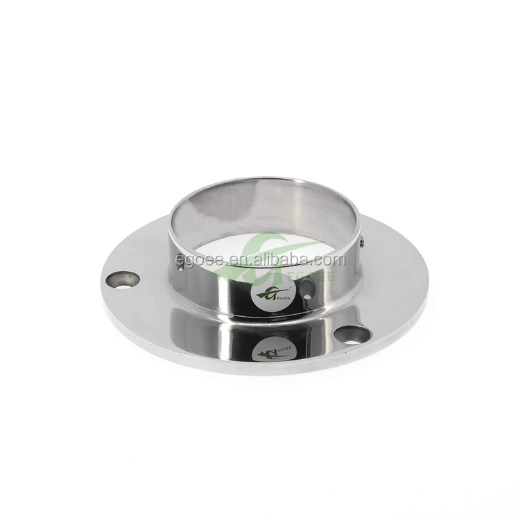 Stainless steel Handrail accessories stair railing support balustrades handrail pipe flange