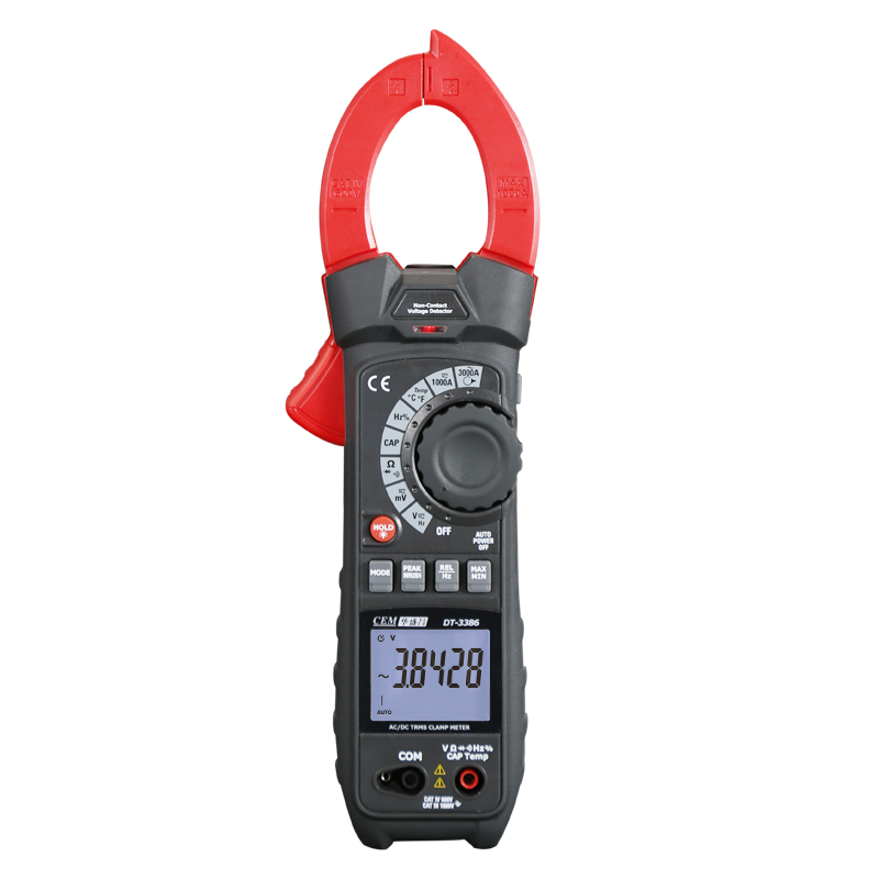 Dt-3386 high precision industrial AC-DC true RMS digital clamp meter electrical power meter