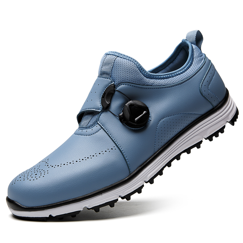 2021 outdoor sports shoes breathable new non-slip and waterproof outdoor leisure leather golf shoes