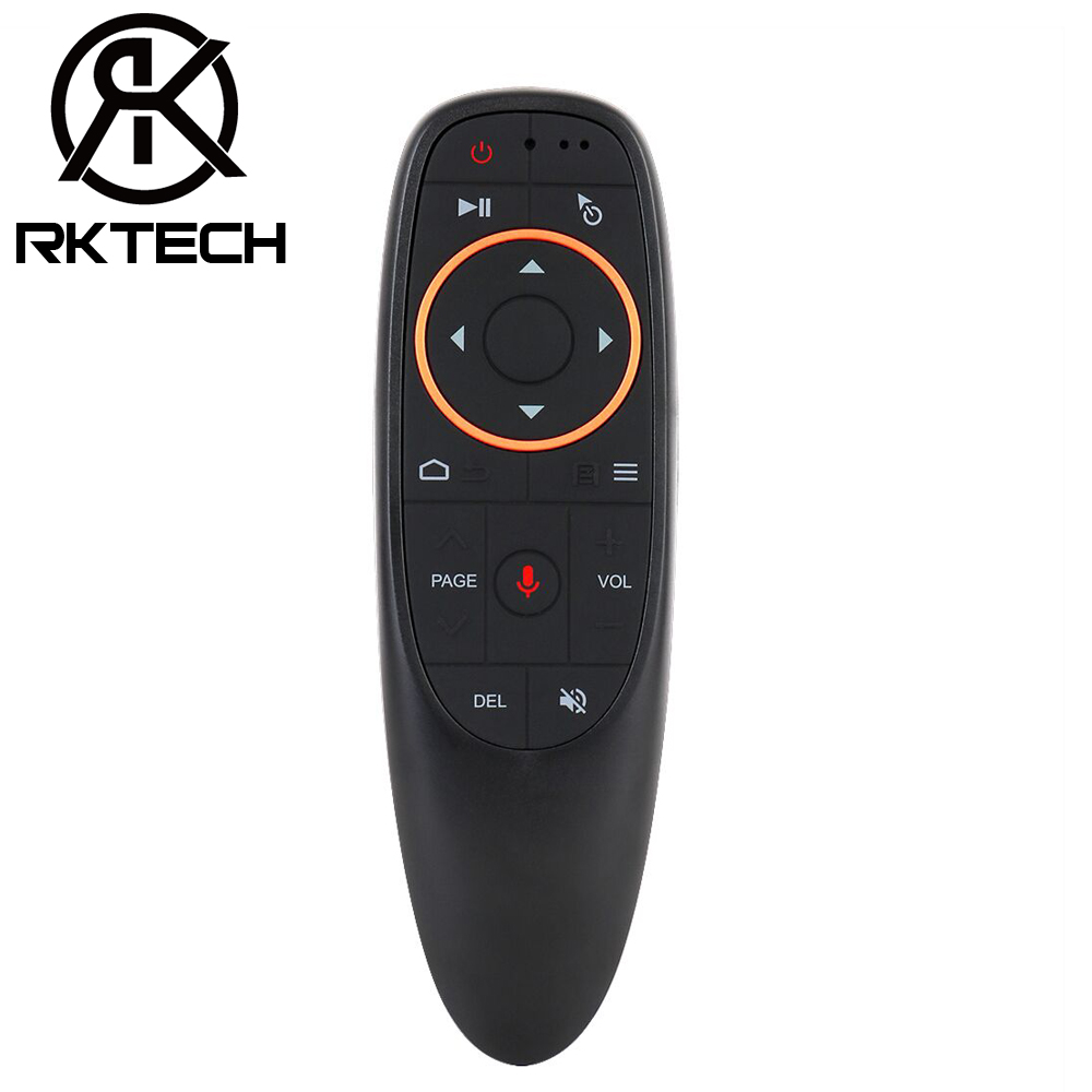 RK Лучшая цена G10 серии G10s Air Mouse пульт дистанционного управления голосового помощника Google 2,4G беспроводной ИК-обучения ИК вертолет с гироскопом