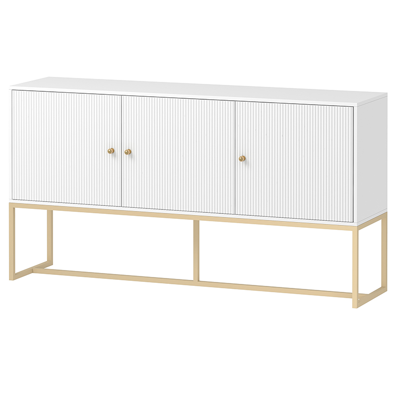 Белый современный деревянный буфетный шкаф Phoenix Home Oem/Odm