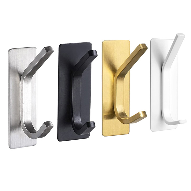 Hot Sale Simple Durable 8*8*8cm Strong Stainless Steel Wall Mounted Coat Hook