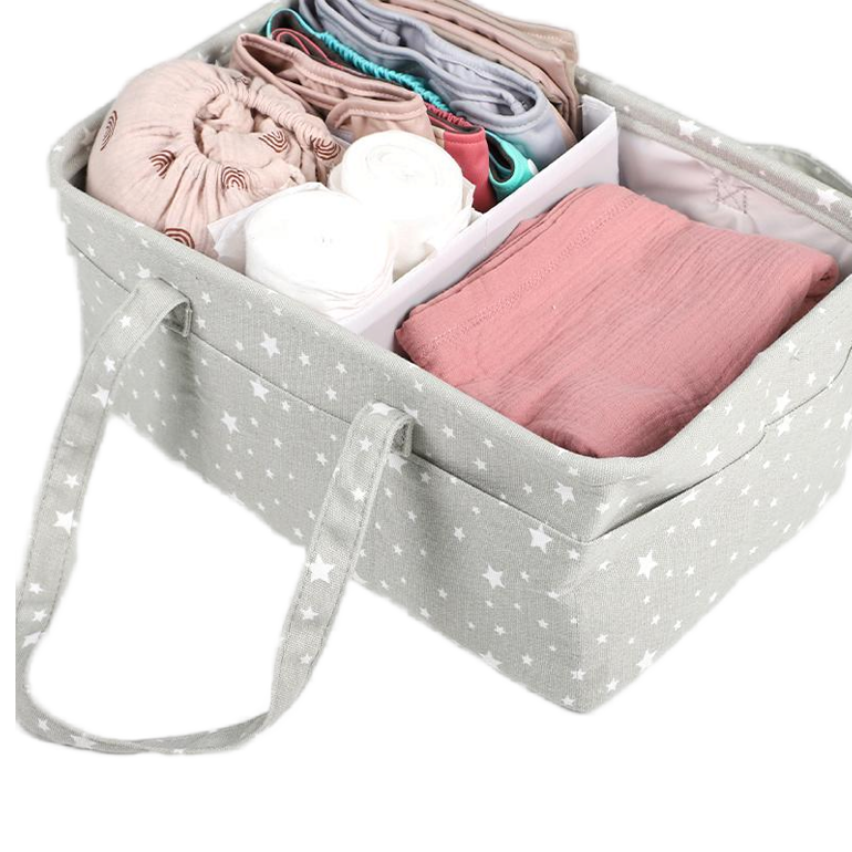 Baby supplies Mommy travel tote bag Foldable multi-functional non-woven handbag diaper felt storage bag
