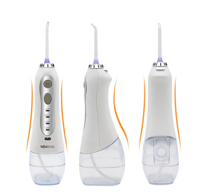 2021 sell best in amazon H2ofloss Upgraded cordless Electric water flosser with 300ml Water 3modes Pressure OEM ODM
