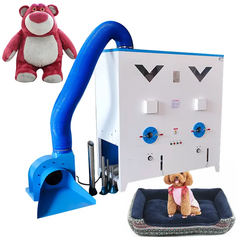 Low price fiber opening and pillow filling machine soft toy cushion stuffing machine