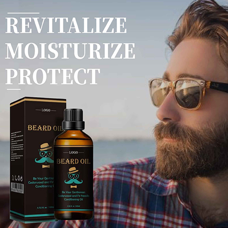High Quality Custom Scent Nourishing and Smooth Oil Beard Growth Beard Serum
