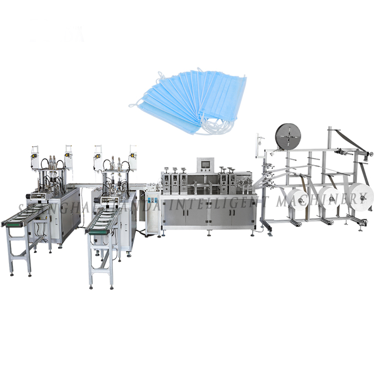 High Speed Nonwoven Disposable Protective Face Masks Production Machine