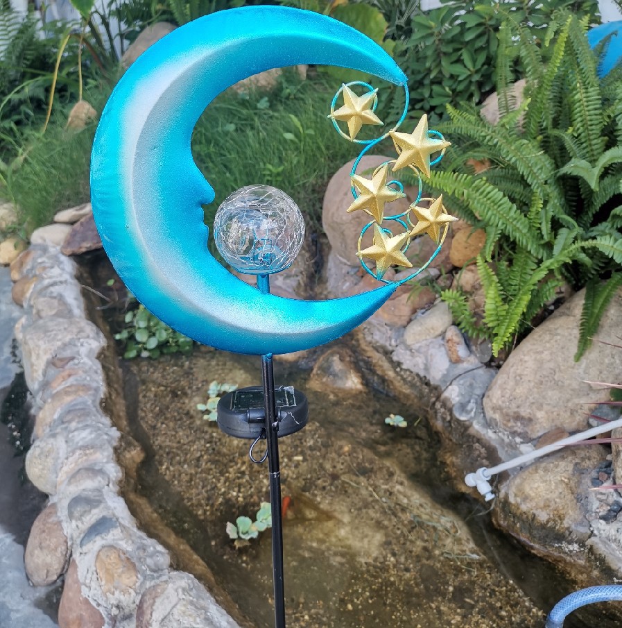 Hot selling moonlight solor Light stake warm white lights for landscape decoration