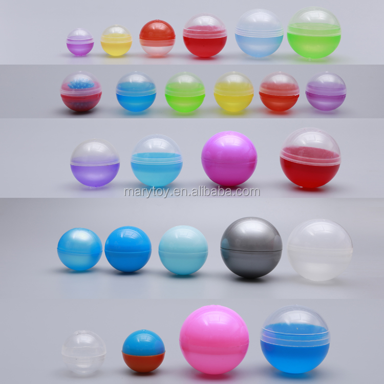 Plastic Empty Round Capsule 90mm 9cm Toys Assorted Size 32mm 60mm 65mm 5cm 100mm Gashapon Ball For Gashapon Machine