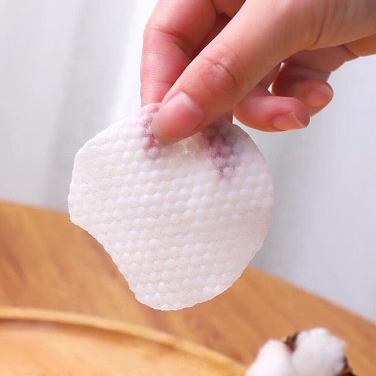 Disposable Make up Remover Pads 100%rayon Spunlace Nonwoven Round Pads Cotton Pad
