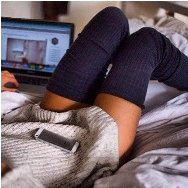 Wholesale Women Socks Long Cotton Stockings Sexy Over Knee Thigh High Socks