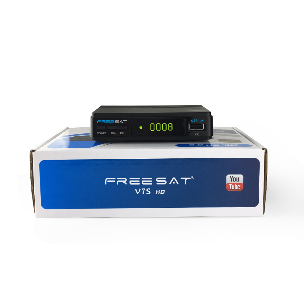 Спутниковый ресивер GTmedia V7S HD digital FTA DVB S2 с поддержкой autoroll powervu, спутниковый ресивер bisskey