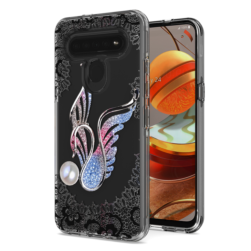 Hot Selling Custom Design High Clear Mobile Cell Transparent Protective Phone Case For LG K61 51S 41S