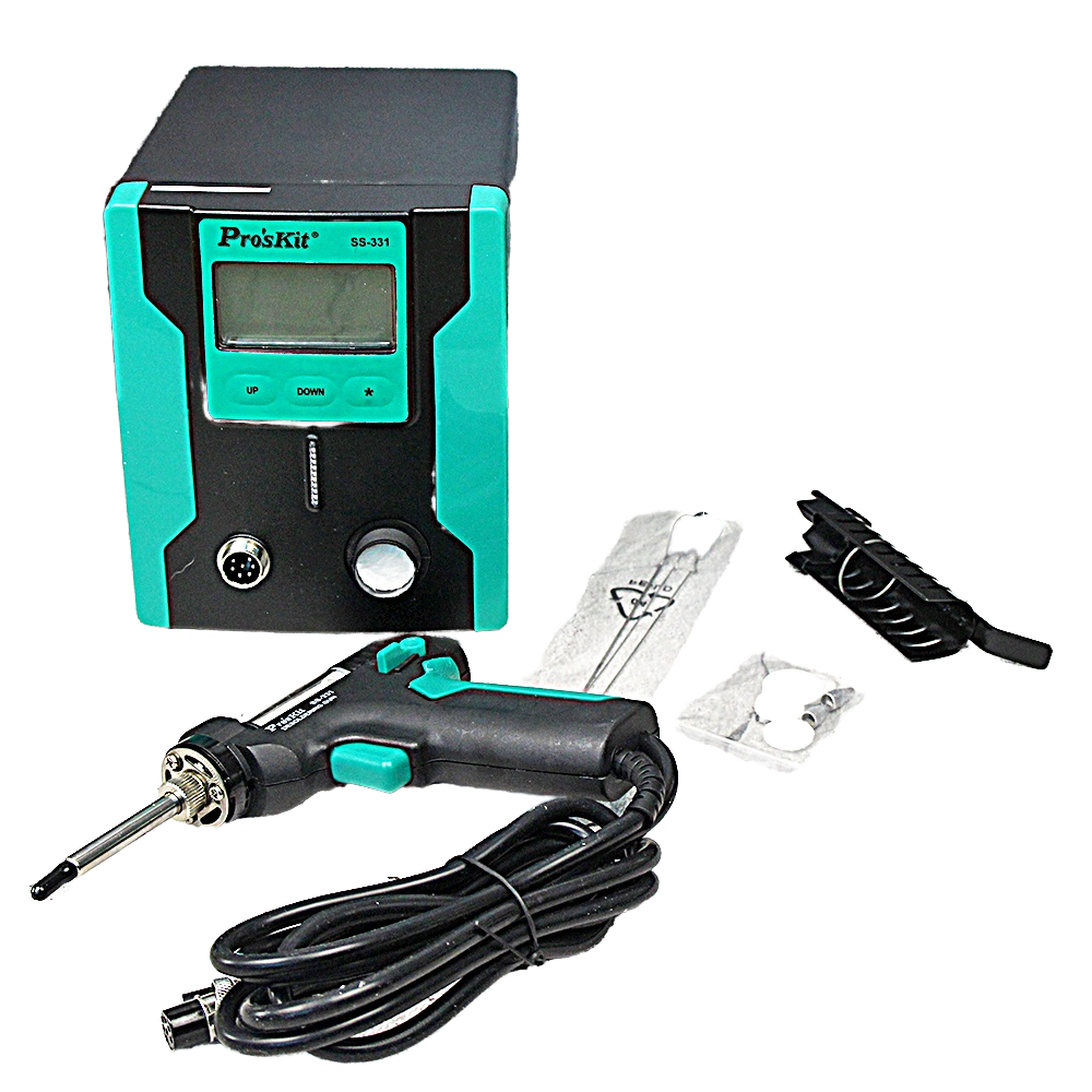 Electric Solder Suction Gun SS-331 SS-331H ESD LCD Digital BGA Tin Pump Suction Absorb Soldering Iron Hot Desoldering Station