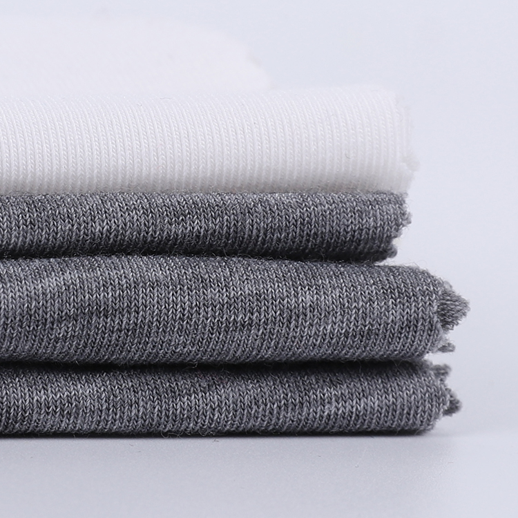 160Gsm 74% Poly 18% Lyocell 8% Tencel Spandex Poly Soft Knitted Plain Solids Jersey Fabric For Garment T-Shirt Underwear