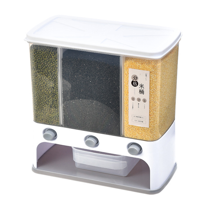 plastic Multifunction rice Grains storage box airtight food storage containers honey candle jars