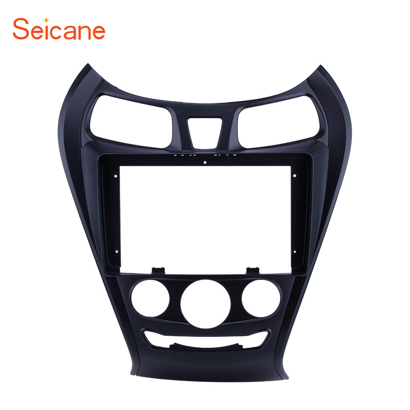 Fascia черная рамка 9 дюймов для 2012 Hyundai EON Dash Mount Kit отделка панели без зазора
