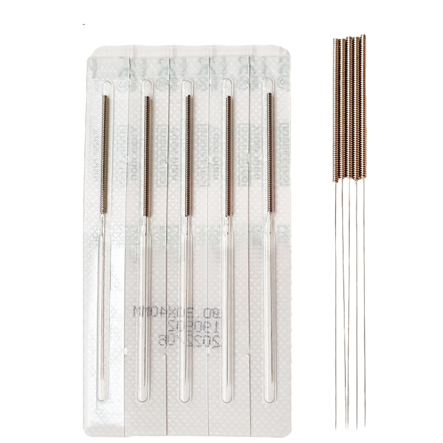 QUANHE Professional Supplier Painless needle 100 pieces Medical Disposable Sterile Acupuncture Needles with Tube