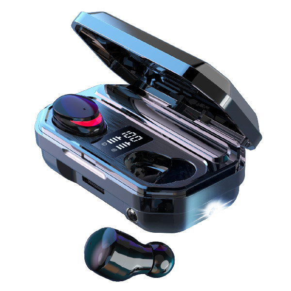 Новый оригинальный M15 наушники-вкладыши TWS с v5.1 гарнитура 9D True спортивные bluetooth стерео наушники сенсорный Power Bank водонепроницаемый Беспроводные наушники с микрофоном, наушники