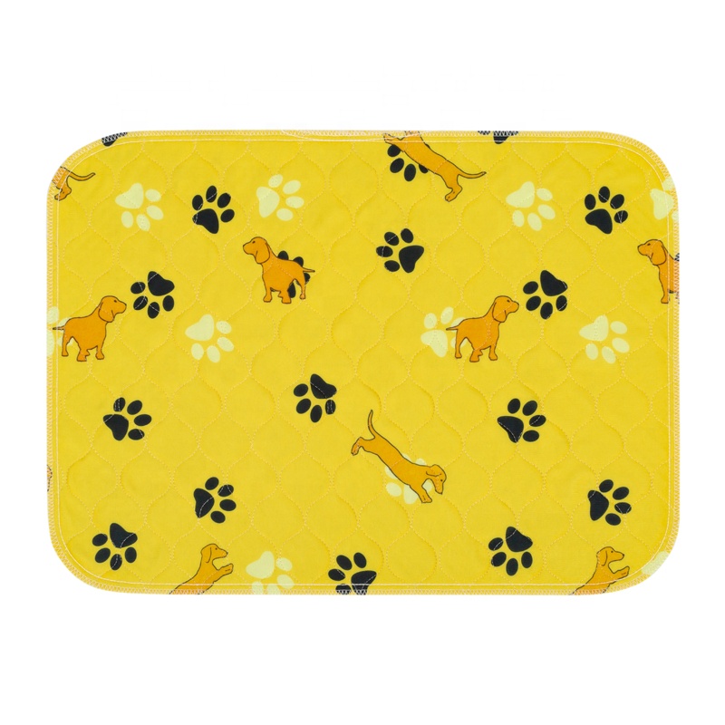 Washable puppy training pads waterproof dog mat reusable pet pee pad
