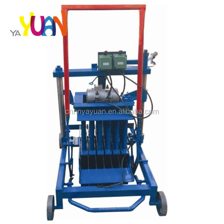 2024 Easy operated block making machine manual hollow block making machine