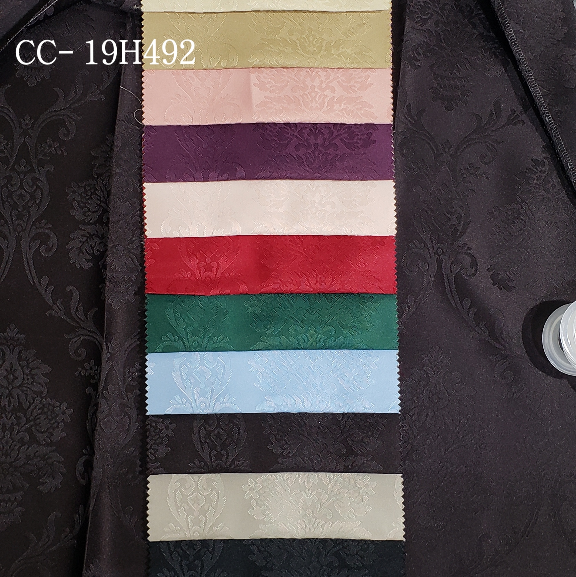 2020 Hot sale 100% poly jacquard yarn dyed curtain fabric