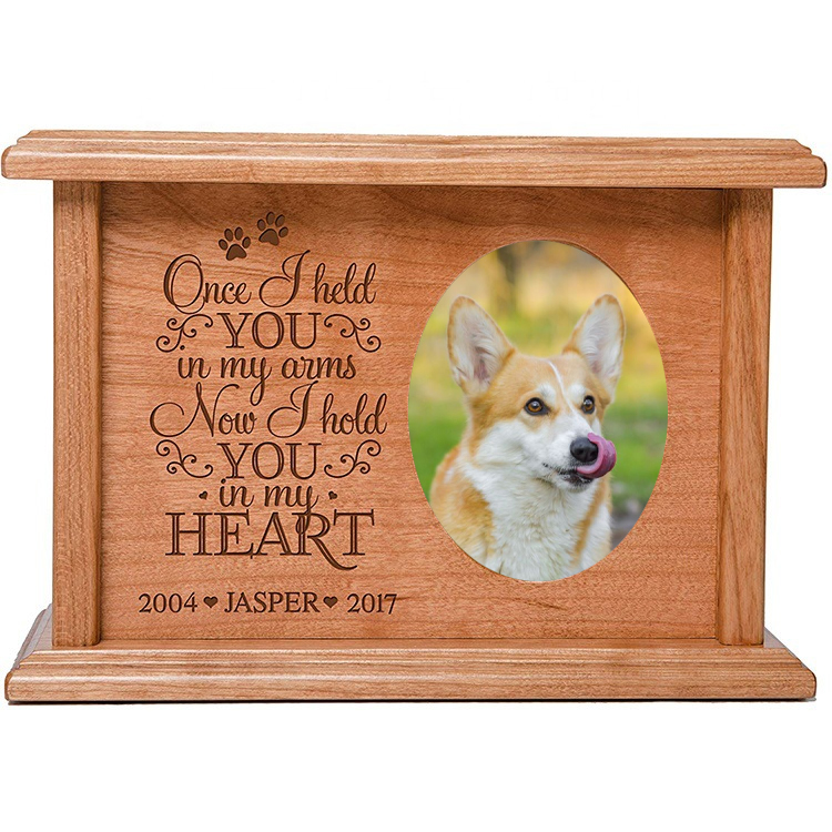 Pet ashes wooden box Pet funeral box cremation wooden pet urns
