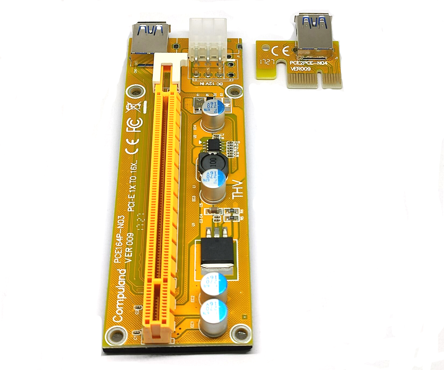 Конкурентоспособная цена, смарт-карта Ver009 PCI-E 1X до 16X USB 3,0, карта майнинга Riser