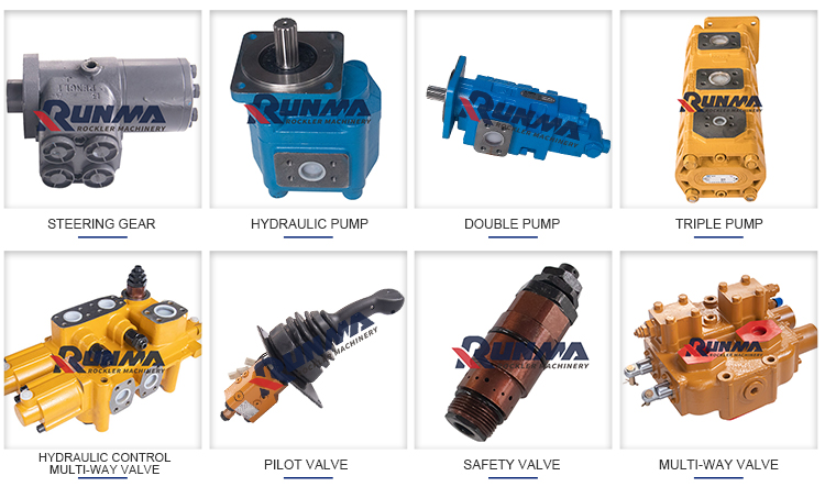 Runma 4110000659 spare parts hydraulic engine speed control assembly for wheel loader