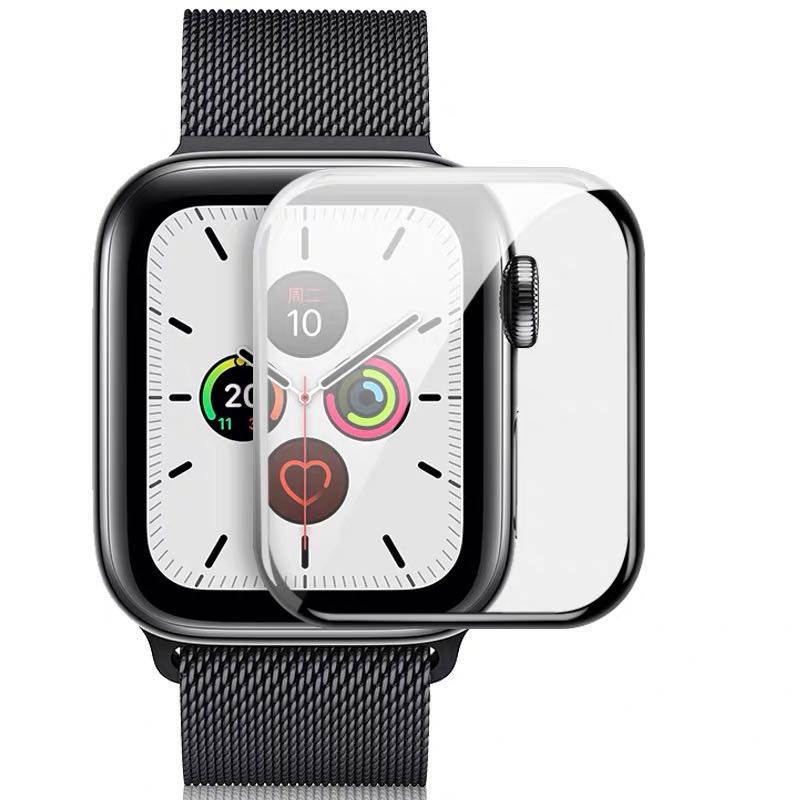 2.5d 3d 9h прозрачное закаленное стекло для смарт-часов Защита экрана для apple watch 38 мм 40 мм 42 мм 44 мм пленка
