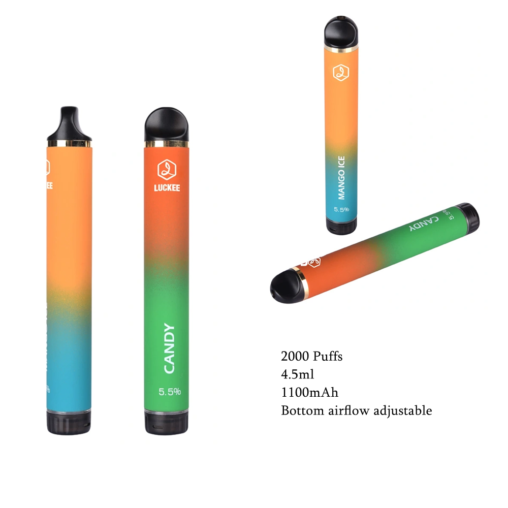 factory OEM 2000puffs Electronic Cigarettes Vape Pen AccessAir Glow disposable Vape Kit