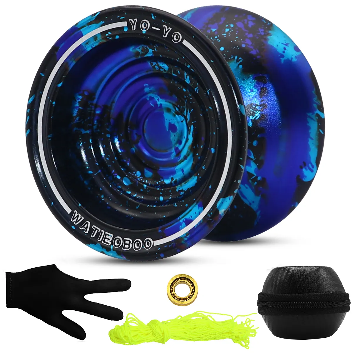 Metal Aluminum Professional Responsive Yoyo for Kids Beginner with Unresponsive Ball Bearing for Advanced Yoyo Players