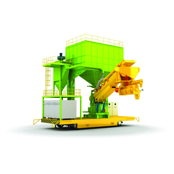 Foundry machinery moving rise-lower continuous sand mixer machine